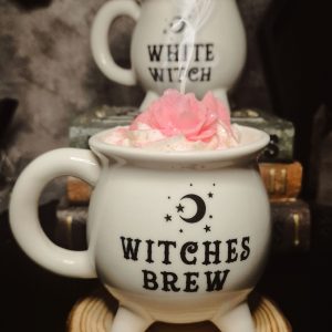 Bougie tasse Witch Brew White